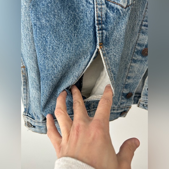Levi’s vintage 80s 90s  distressed denim  trucker jacket - Picture 8 of 13